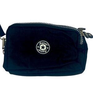 Black Meetself Wristlet Clutch